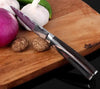 Knivset 6-pak – Premium køkkenknive i rustfrit stål med Damaskus-inspireret design